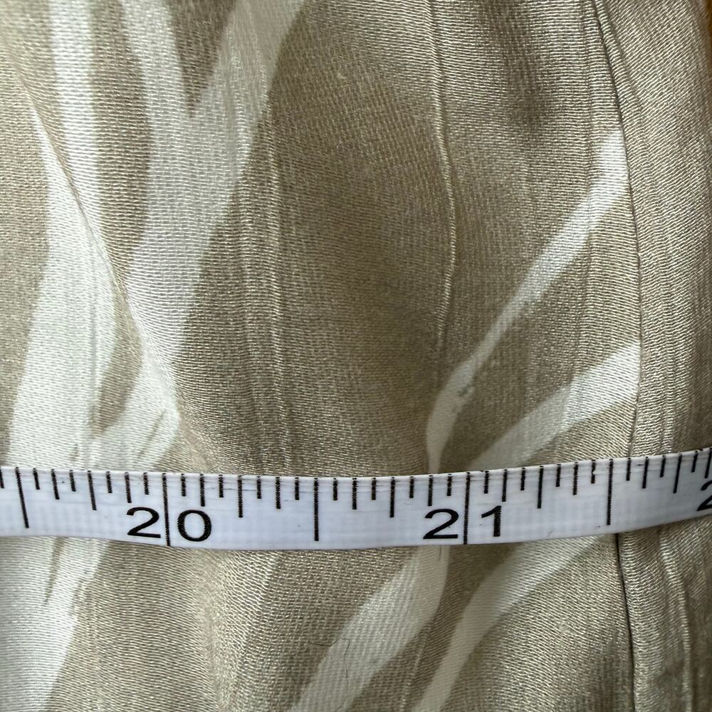 Bella Dahl Tropical Palm Print Halter Maxi Dress Cream Sz L Boho Beachy Resort - Picture 12 of 16